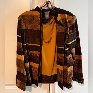 Blouse and Blazer Set